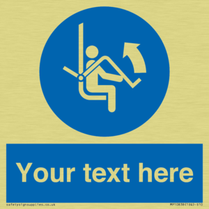 Custom Mandatory: Open safety bar of chairlift